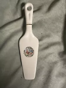 Harker Pottery USA 9" China Cake Pie Server Shovel Victorian Courting Couple Vtg - Picture 1 of 5