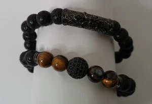 FUTTMI 8mm Bracelets Lot Of 2 - Picture 1 of 2