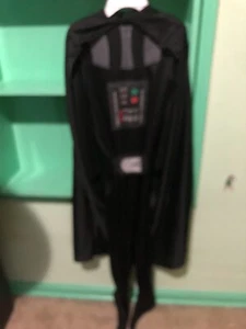 Star Wars Kids Darth Vader Costume No Mask Included And Extra Gray Cape - Picture 1 of 3