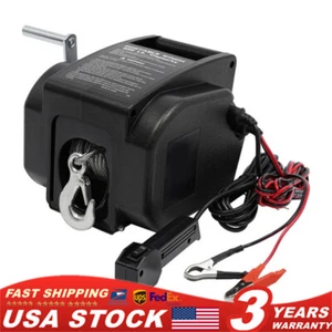 2000lbs Boat Electric Anchor Winch with Wired Remote Control Marine 300w 12V - Picture 1 of 14