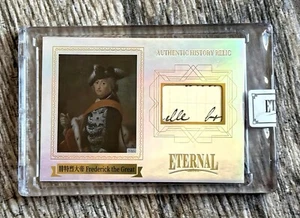 2024 ETERNAL CUTS WORLD PAST FREDERICK THE GREAT HANDWRITTEN RELIC HOLO /50 - Picture 1 of 2