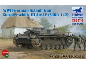 Bronco Cb35118 - 1/35 Segunda Guerra Mundial Dt. Cañón de asalto III Ausf. E - Nuevo - Imagen 1 de 1