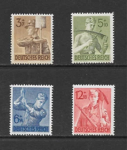GERMANY SCOTT B237 - B240 MNH SET - 1943 SEMI-POSTAL ISSUE - Picture 1 of 2