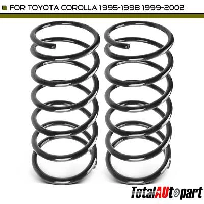 2x Juego de muelles helicoidales para Toyota Corolla 1995-2002 L4 1,8 L con CA delantero izquierdo y derecho Foto 1 de 4