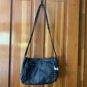 Day & Mood Black Leather Bag New With Tags Nordstrom - Picture 1 of 15