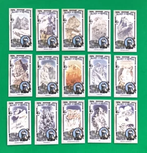 2024  TOPPS ALLEN GINTER mini WORLD'S TALLIST MOUNTAINS Complete set of 15 - Picture 1 of 1