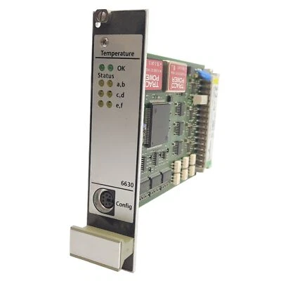 Emerson A6630 Temperature Monitor T/C & RTD Input, 0/4...20mA Output, RS232 - Image 1 of 4
