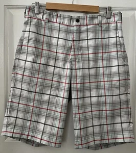 Nike Golf Men’s Shorts 32 Dri-Fit Plaid Tech Blend Tour Performance Multicolor - Picture 1 of 20