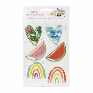 American Crafts Amy Tan Picnic In The Park - Shaker Stickers 6 pack* - Picture 1 of 1