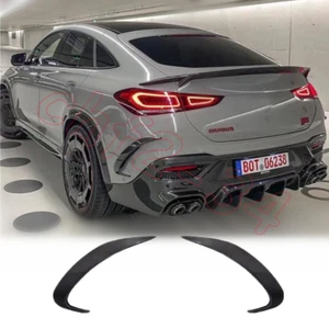 For Benz GLE53 GLE63 Coupe Dry Carbon Rear Bumper Splitter Canard Fins 2020-2023 - Picture 1 of 7