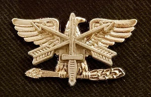 Special Forces SF Colonel Rank Officer Insignia Sabers Badge Hat Pin US Army Cav - Picture 1 of 3