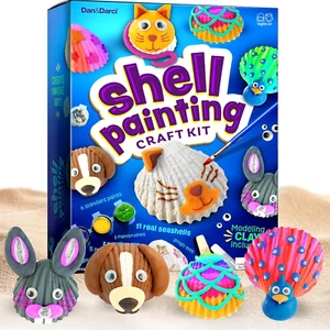 Dan&Darci Kinder Muschel Malset - Basteln Ostergeschenke für Jungen und - Bild 1 von 12