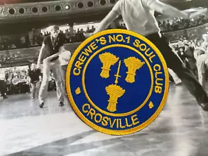 NORTHERN SOUL : CROSVILLE CREWE - Embroidered Iron Sew On Patch Badge - Picture 1 of 1