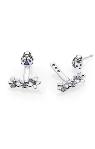 Pandora Authentic 925 Sterling Silver Drop Earrings Ladybug Meadow 297123NLC - Picture 1 of 6