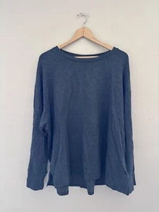 LL Bean Womens Lightweight Pullover Sweater Size 2X Gray Plus Modal Cozy - Picture 1 of 7