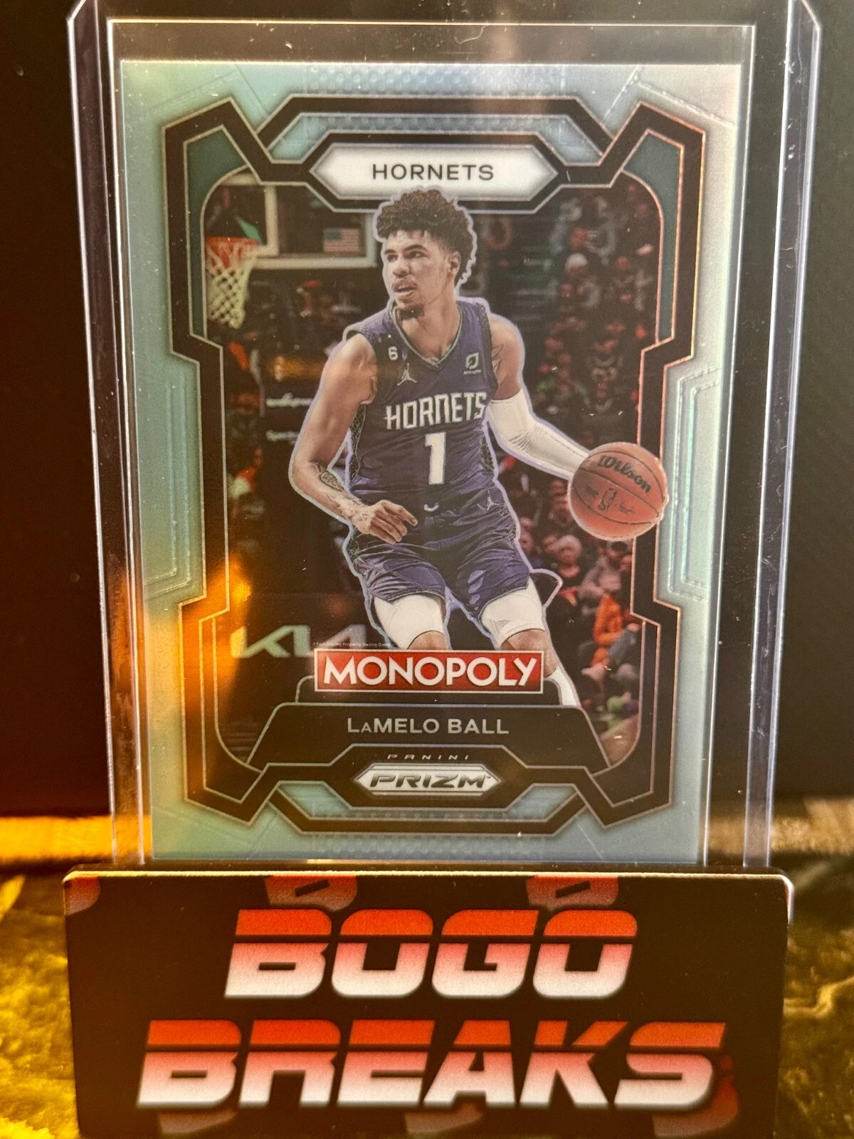 Prizm Monopoly Basketball 2023-24 LaMelo Ball Light Blue /199 13