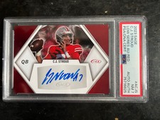 2023 C.J. Stroud SAGE Low Series RED AUTOGRAPH #A-CJS. Texans Rookie QB from OSU
