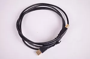 Monoprice 6 piedi USB 2.0 A maschio a B maschio 28/24 AWG cavo - (placcato oro) nero - Foto 1 di 3