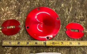 Kuryakyn Hypercharger Buttlerfly insert Red Harley honda air Cleaner - Picture 1 of 5
