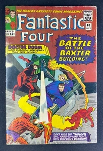Fantastic Four (1961) #40 GD/VG (3.0) Daredevil Doctor Doom Jack Kirby - Picture 1 of 2