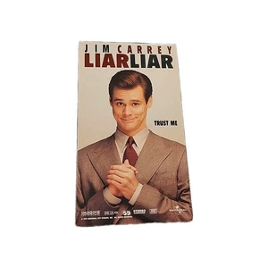 Liar Liar VHS Tape Jim Carrey Comedy Movie Vintage Collectible 90s - Picture 1 of 5