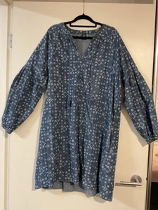 The Denim Company Woman’s Long Sleeve Dress Size 12 - Picture 1 of 19