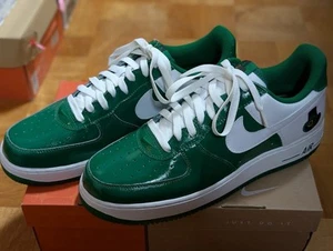 Deadstock Vtg Nike Air Force 1 Low Premium St.Patricks Day Pine Green Men Us12 - Picture 1 of 7