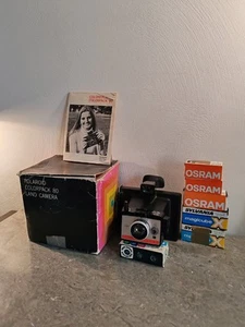 Appareil Photo Polaroid Colorpack 80 avec Son Emballage Et Accessoires - Photo 1/18