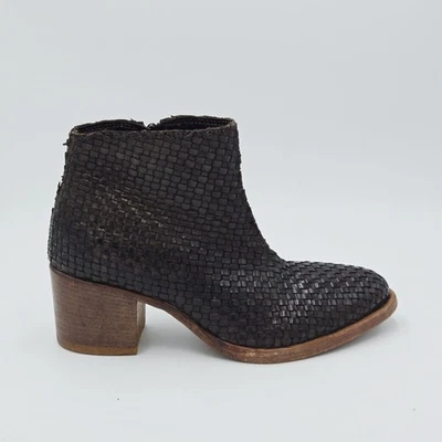 Damenschuhe MOMA Gr. 37 Stiefeletten Dunkelbraun Echtes Leder 30LC - Bild 1 von 4