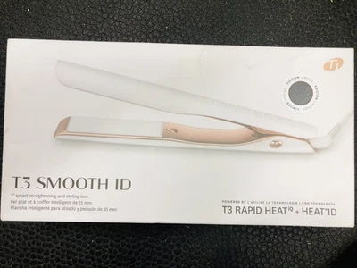 T3 Smooth ID 1" Ceramic Flat Iron Digital Touch Interface HeatID Auto Settings - Image 1 of 4
