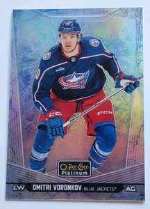 2024-25 O-Pee-Chee Platinum Arctic Freeze 84/99 #65 Dmitri Voronkov Blue Jackets - Picture 1 of 2