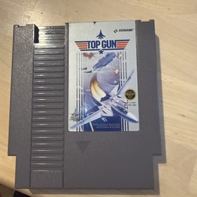 NES Nintendo Top Gun Game Tested 