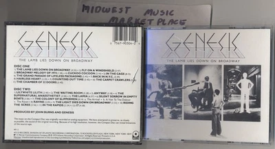 Genesis - The Lamb Lies Down On Broadway - Near-MINT 2CD - 1987 USA ATCO 401-2 - Image 1 of 2