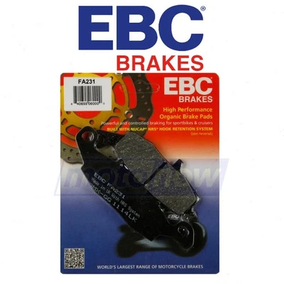 EBC Rear Organic Brake Pads for 2006-2020 Kawasaki VN900D Vulcan 900 Classic oe - Image 1 of 4