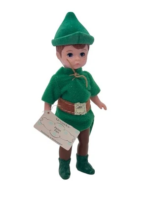 Boneca McDonald’s Madame Alexander Peter Pan brinquedo refeição feliz 2002 com etiqueta - Imagem 1 de 4