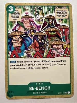 One Piece BE-BENG!! OP01-059 Romance Dawn Englisch - Bild 1 von 2