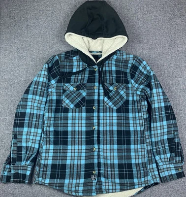 Chaqueta forrada de lana con capucha Lincoln Outfitters para hombre talla S cálida pesada Foto 1 de 4