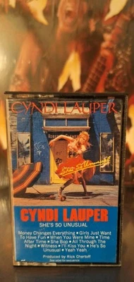 📼 Cyndi Lauper She's So Unusual Cassette Tape 1983 Time After Time She Bop 🎵 - Image 1 of 3