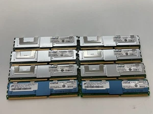 Crucial 16GB 8x2GB ct25672af667.m18fg0d6 240 Pin DDR2 Server Memory - Picture 1 of 1