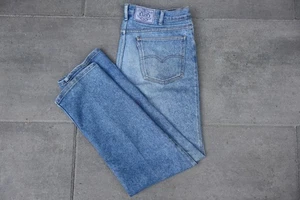 Vintage 90er Levi Strauss Silber Medaille Jeans helle Waschung distressed Herren Gr. 36x32 - Bild 1 von 12