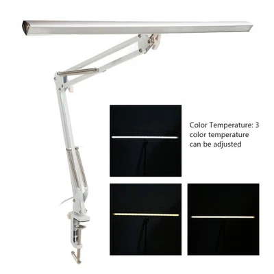 LED Beauty Lamp With Clamp Clip On Desk Lighting Swing Arm Adjustable Bright AM9 - Image 1 of 4
