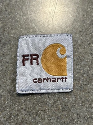 Carhartt FR Fabric Large Patch Sew Stitch On LOGO PATCH 100% AUTHENTIC 1 1/2” - Image 1 of 4