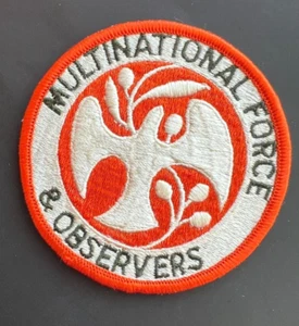 MULTINATIONAL FORCE & OBSERVERS ARMY PATCH ~ bestickt ~ NEU - Bild 1 von 3