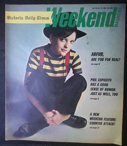 Victoria Daily Times Weekend Magazine March 29, 1969 ARFUR Phil Esposito Datsun - Picture 1 of 4
