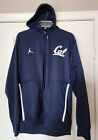 Jordan cal California bears Basketball hoodie jacket Men large authentic