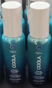 ❤Best Price Lot 2x❤ Coola Organic Sunscreen SPF 50 Sunblock Face Mist 3.4oz ❤ - Picture 1 of 3