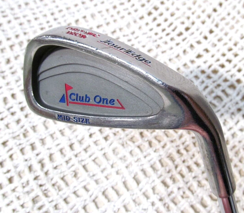 J Tour Edge CLUB ONE Mid-Size Driving 1 Iron 40" RH ~ Stiff Flex Steel Shaft - Image 1 of 4