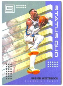 RUSSELL WESTBROOK 2018-19 Status basketball STATUS QUO insert PURPLE PARALLEL ** - Picture 1 of 1