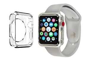 iWatch Case 42mm Seria 3/ 2 Slim Bumper Pełna krawędź Drapanie Ochrona TPU Przezroczysty - Zdjęcie 1 z 10