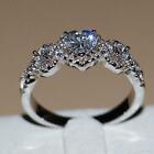 Engagement Ring 2.80Ct Heart Cut Simulated Diamond 925 Sterling Silver Size 6.5